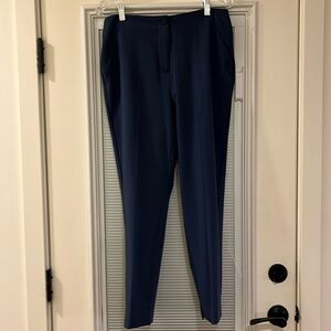 Worthington blue slim ankle length trouser